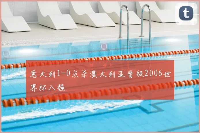 意大利1-0点杀澳大利亚晋级2006世界杯八强