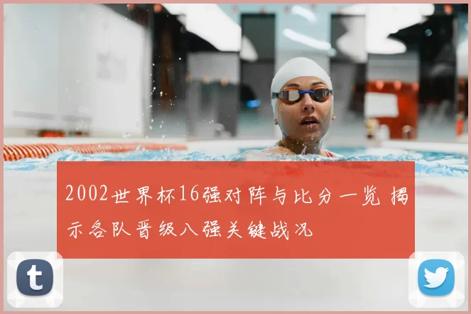 2002世界杯16强对阵与比分一览 揭示各队晋级八强关键战况