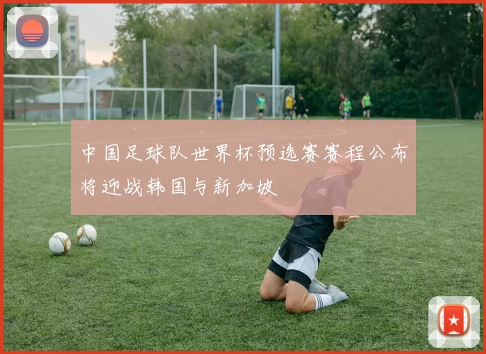 中国足球队世界杯预选赛赛程公布将迎战韩国与新加坡